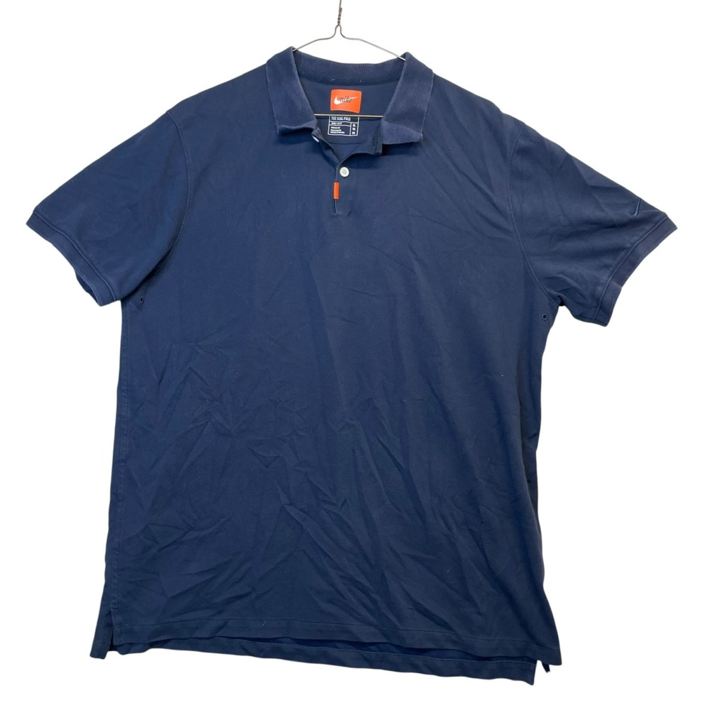 Nike The Nike Polo Dri-Fit Mens XL Navy Blue Short Sleeve Golf Shirt CJ0618-451